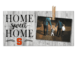 Syracuse Orange Home Sweet Home Clothespin 6x12