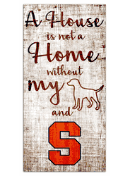 Syracuse Orange House is Not a Home 6x12 Sign