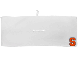 Syracuse Orange Large Microfiber Towel - 16" x 40" (White)
