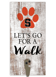 Syracuse Orange Leash Holder 6x12 Sign