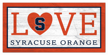 Syracuse Orange Love 6x12 Sign