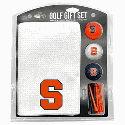 Syracuse Orange Microfiber Towel Gift Set - 16 x 40 (White)