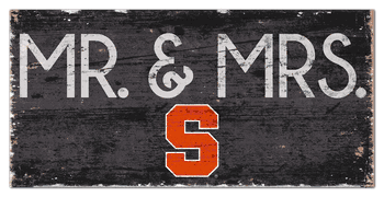 Syracuse Orange Mr & Mrs Sign