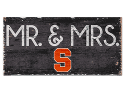 Syracuse Orange Mr & Mrs Sign
