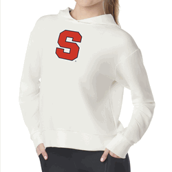 Syracuse Orange NCAA Kadi Waffle Hoodie Coconut Cream XXL