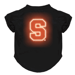 Syracuse Orange Neon Pet T-Shirt, X-Large