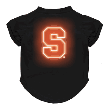 Syracuse Orange Neon Pet T-Shirt, X-Small