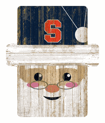 Syracuse Orange Santa Ornament