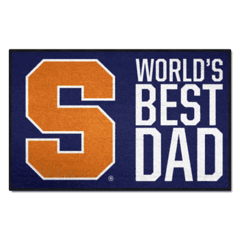 Syracuse Orange Starter Mat Accent Rug - 19in. x 30in. World's Best Dad Starter Mat