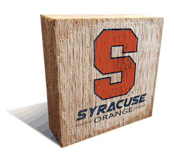 Syracuse Orange Team Logo Block 6X6