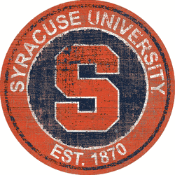 Syracuse Orange University Heritage Logo Round Sign