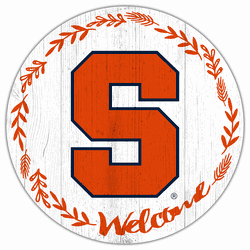 Syracuse Orange Welcome 12in Circle