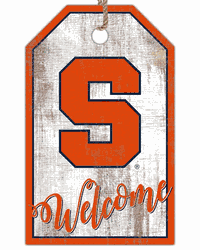 Syracuse Orange Welcome Team Tag 11x19 Sign