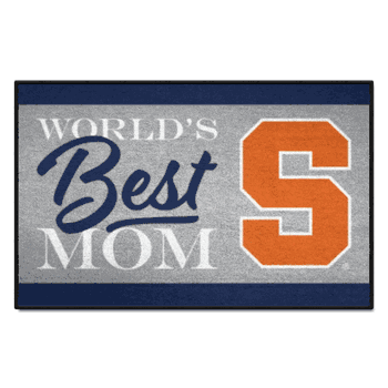 Syracuse Orange World's Best Mom Starter Mat Accent Rug - 19in. x 30in.