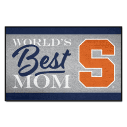 Syracuse Orange World's Best Mom Starter Mat Accent Rug - 19in. x 30in.