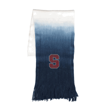 Syracuse Orangemen Dip Dye Scarf Navy