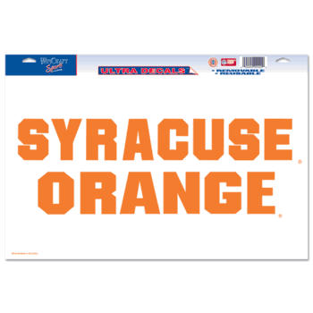 Syracuse Orangemen Ultra Decal 11in x 17in Logo