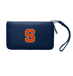 Syracuse Orangemen Zip Organizer Wallet Pebble Navy