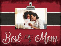 Tampa Bay Buccaneers 10" x 8" Best Mom with Stripe Clip Frame