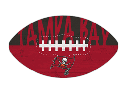 Tampa Bay Buccaneers 12" Football Cutout Sign with City Name