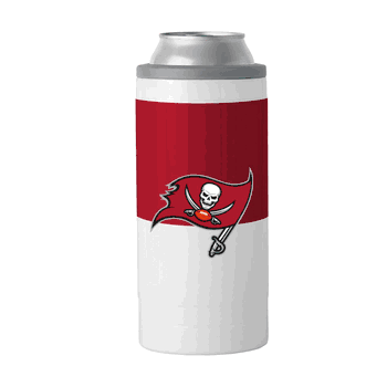 Tampa Bay Buccaneers 12oz Colorblock Slim Can Coolie