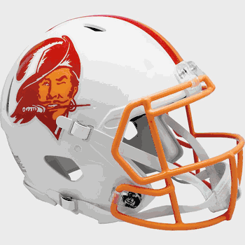 Tampa Bay Buccaneers 1976 to 1996  Authentic Speed Full Size Throwback Football Helmet