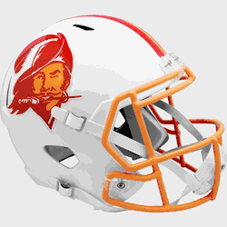 Tampa Bay Buccaneers 1976 to 1996 Speed Replica Full Size Throwback Helmet