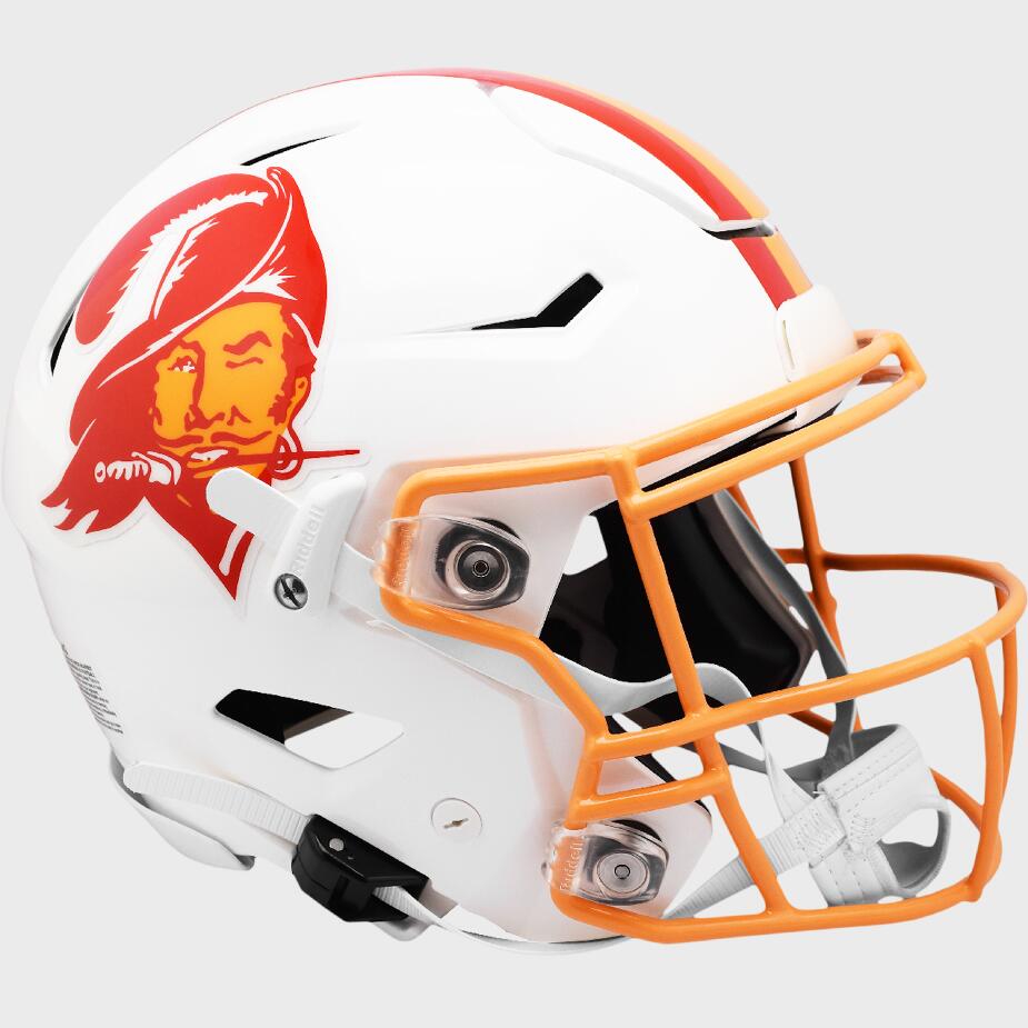 Tampa Bay Buccaneers 1976-1996 Throwback Riddell NFL Authentic SpeedFlex Full Size Helmet