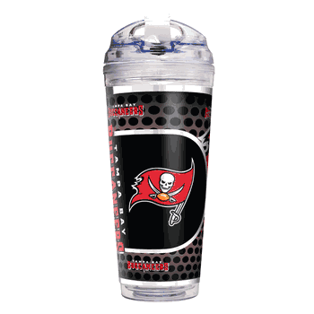 Tampa Bay Buccaneers 24 Oz. Acrylic Tumbler w/ Straw