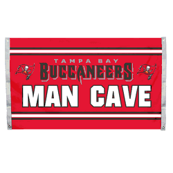 Tampa Bay Buccaneers 3 Ft. x 5 Ft. Man Cave Flag  w/ 4 Grommets
