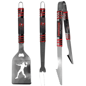 Tampa Bay Buccaneers 3 pc Tailgater BBQ Tools