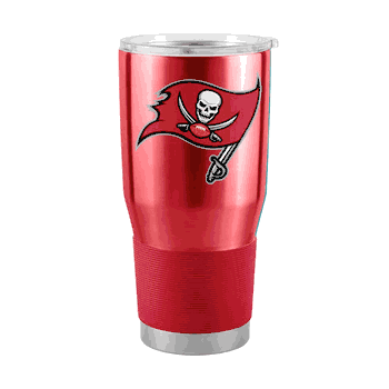 Tampa Bay Buccaneers 30oz Red Full Color Gameday Stainless Tumbler