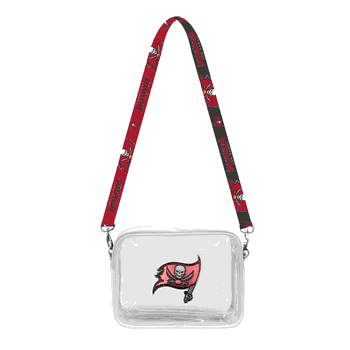 Tampa Bay Buccaneers 3D Logo Clear Fanny Fan Purse
