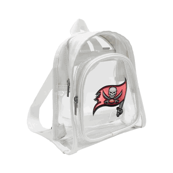 Tampa Bay Buccaneers 3D Logo Clear Mini Backpack
