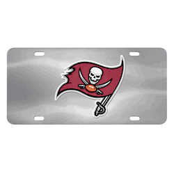Tampa Bay Buccaneers 3D Stainless Steel License Plate