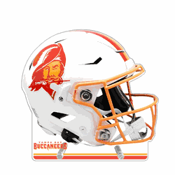 Tampa Bay Buccaneers Acrylic Standee, Throwback Helmet