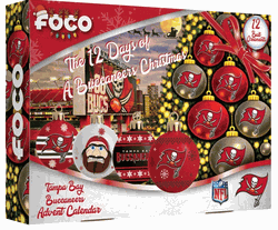 Tampa Bay Buccaneers Advent Calendar Ball Ornament
