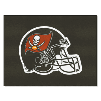 Tampa Bay Buccaneers All-Star Rug - 34 in. x 42.5 in., Helmet Logo