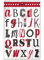 Tampa Bay Buccaneers Alphabet 11x19 Sign