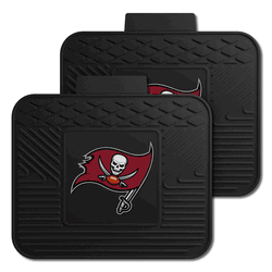 Tampa Bay Buccaneers Back Seat Car Utility Mats - 2 Piece Set