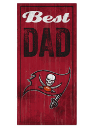 Tampa Bay Buccaneers Best Dad Sign