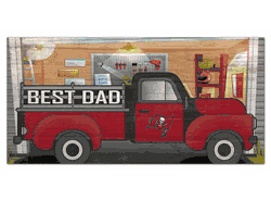 Tampa Bay Buccaneers Best Dad Truck 6x12 Sign