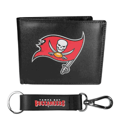 Tampa Bay Buccaneers Bi-fold Wallet & Strap Key Chain