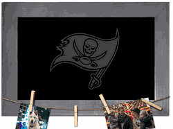 Tampa Bay Buccaneers Blank Chalkboard with frame & clothespins 11x19 Sign