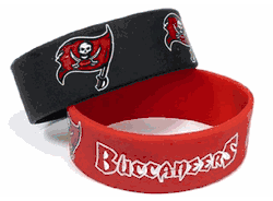 Tampa Bay Buccaneers Bracelets 2 Pack Wide