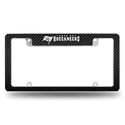 Tampa Bay Buccaneers - Carbon Fiber Design - All Over Chrome Frame