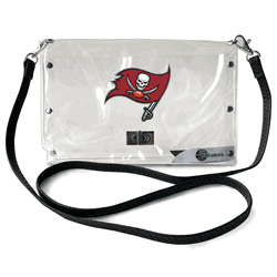 Tampa Bay Buccaneers Clear Envelope Purse STRAP