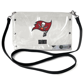 Tampa Bay Buccaneers Clear Envelope Purse STRAP