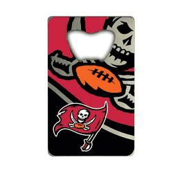 Tampa Bay Buccaneers Credit Card Style Bottle Opener - 2 x 3.25
