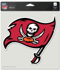Tampa Bay Buccaneers Decal 8x8 Die Cut Color